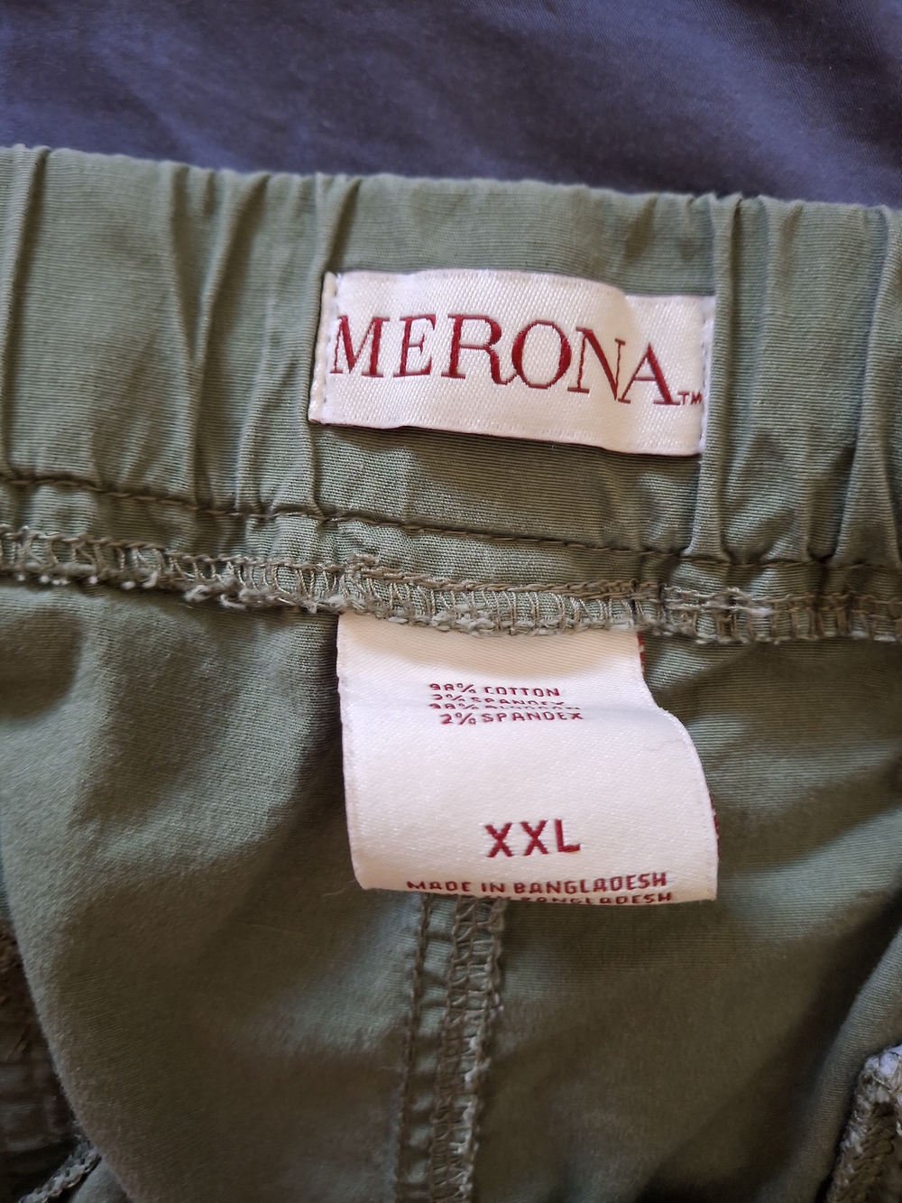 Merona Olive Utility Drawstring Shorts - Picture 3 of 3